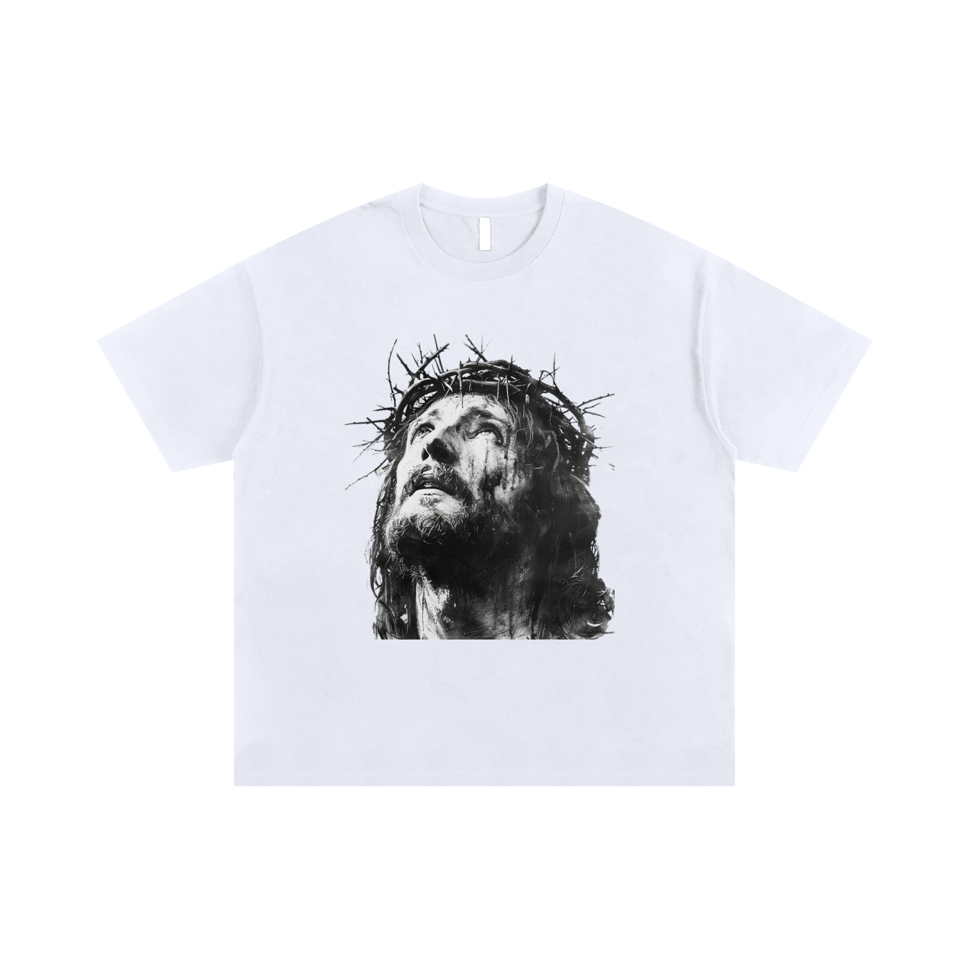 Oversized Heavyweight — Jesus Face Tee